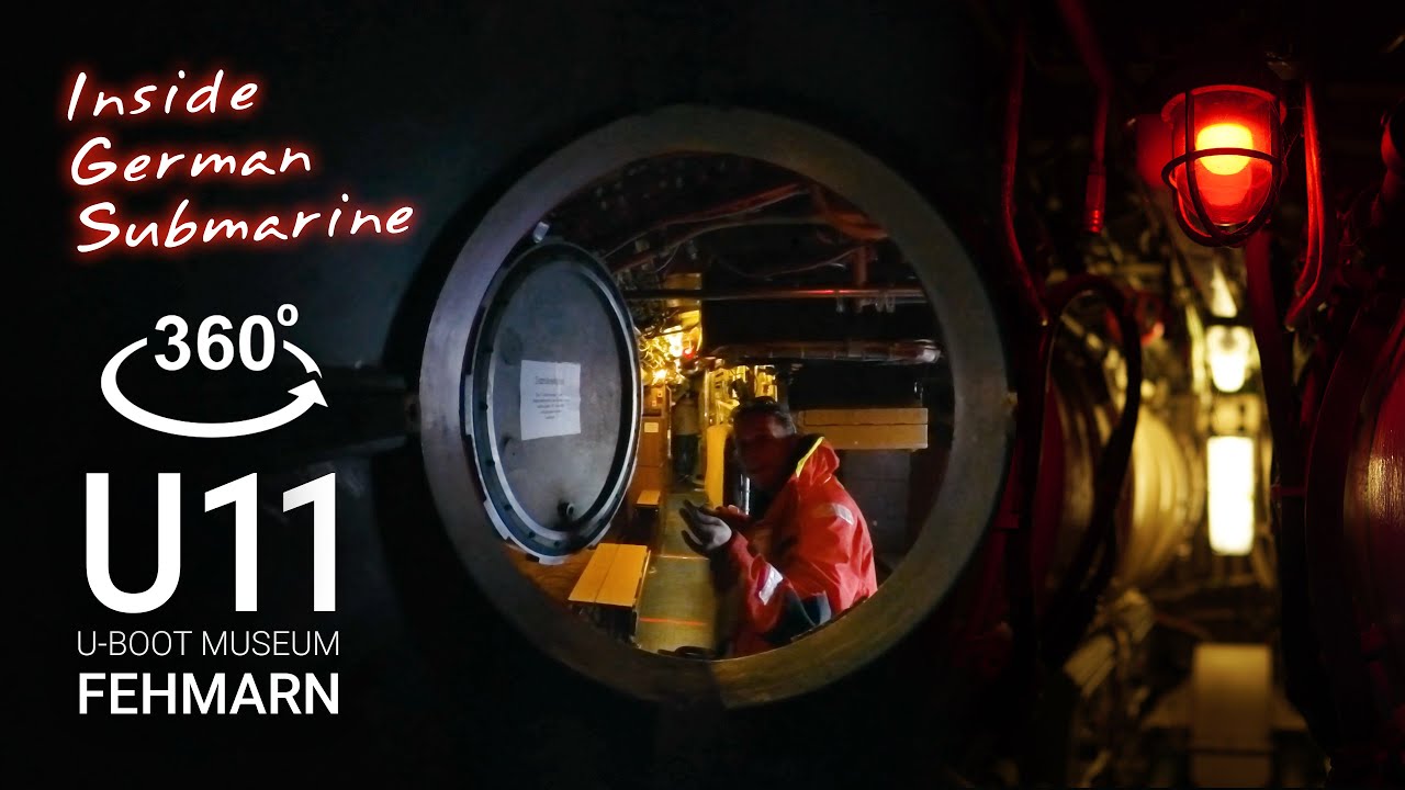 👁 360° Tour Inside German Submarine U11 + Added Sound FX • 5.7K •