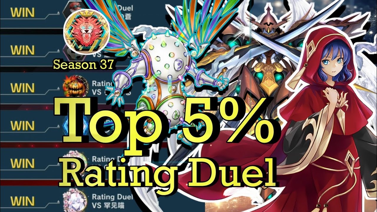 Top 5% !! | Rating Duel | Voiceless Voice x Herald of Perfection | Master Duel Season 37