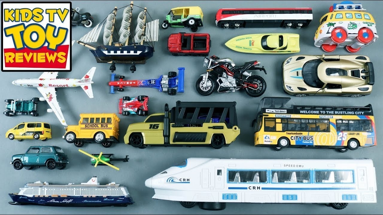 Learn Names & Sounds of Vehicles for Kids
