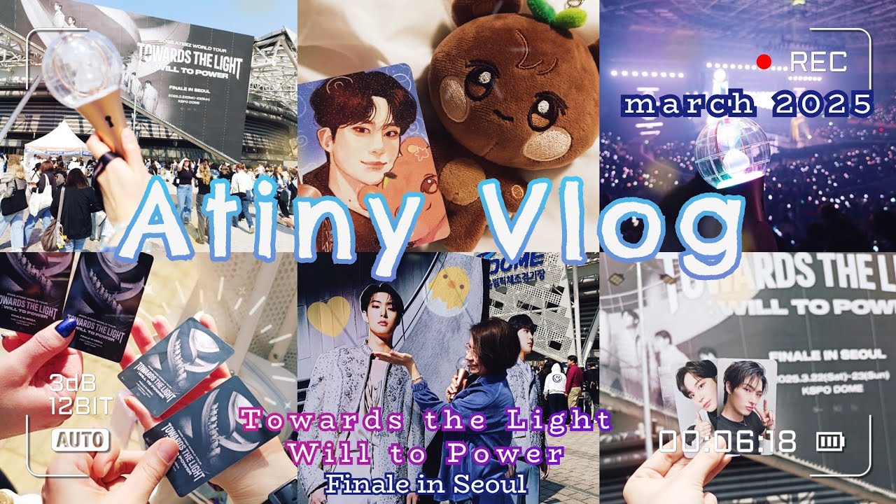 ✨ ATINY VLOG: my first Ateez concert experience ✨ Towards the Light: Will to power Finale in Seoul