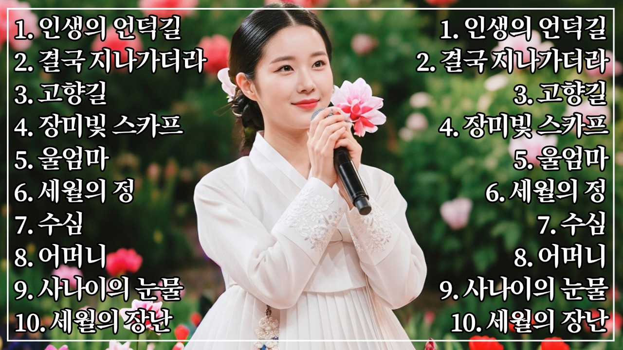 흘러간 세월 끝에서 인생을 돌아보며 고생 많았다.. 참 잘 살았다.. 감성 트로트 10선💿당신을 위로 하는 애절한 감동 #인생트로트 #트로트 #노래 #가요 #한국음악 #trot
