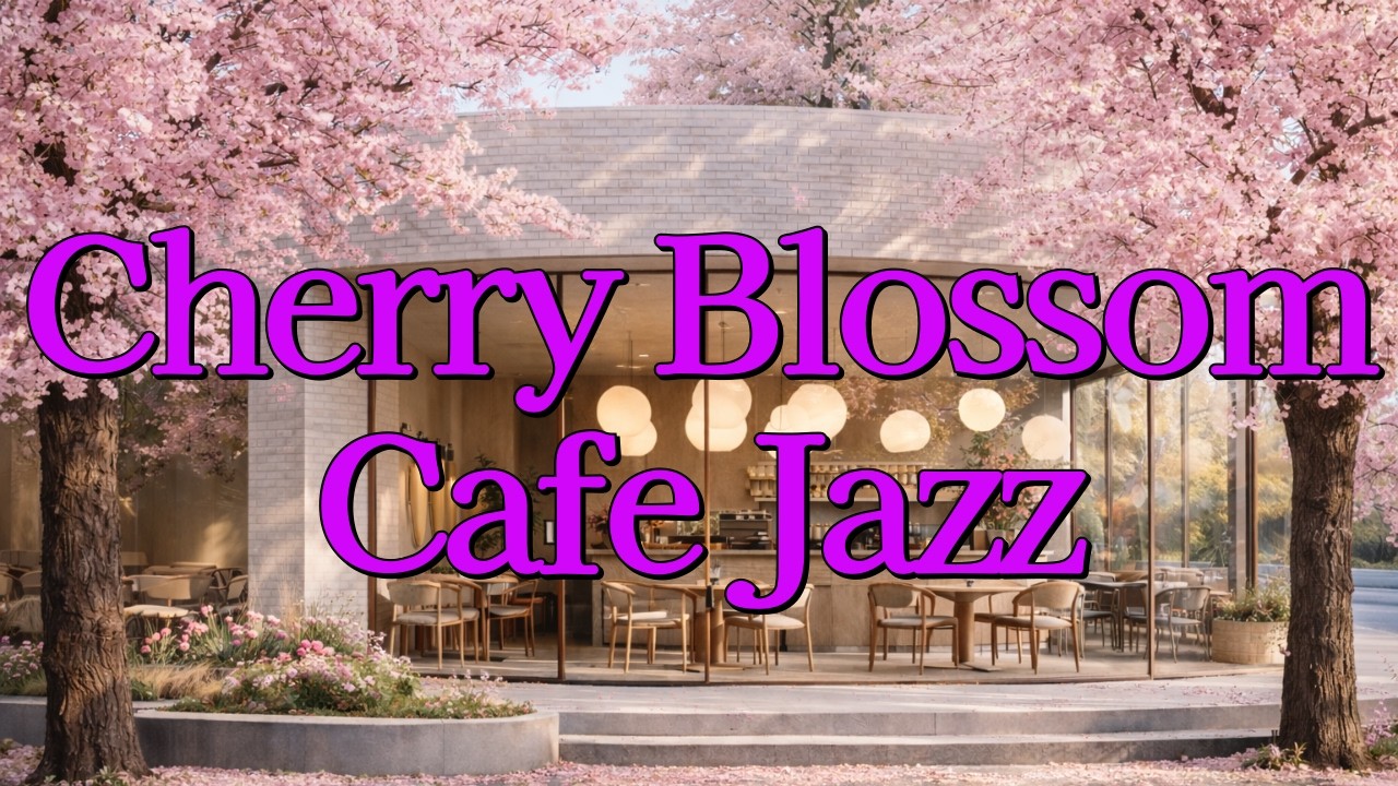 [playlist] 벚꽃이 흩날리던 순간, 핑크빛으로 물든 벚꽃 카페의 로맨틱 재즈 | Gentleman Jazzselect · Cherry Blossom Cafe Jazz