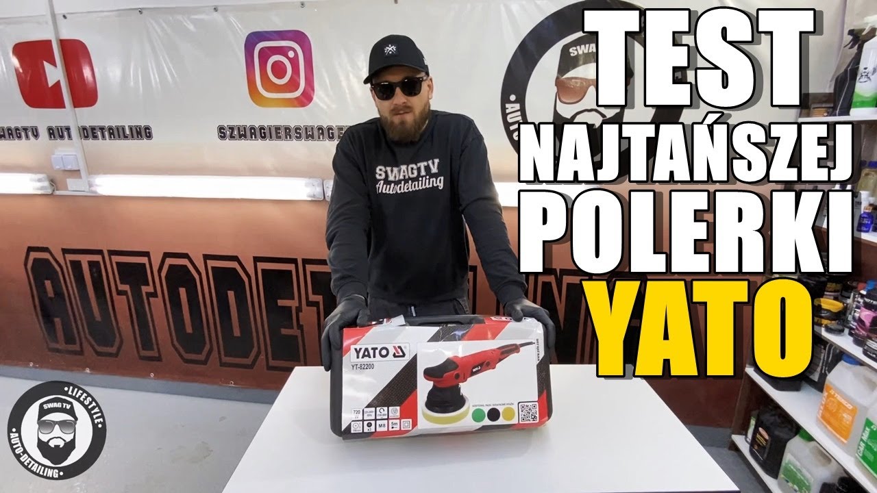 *maszyna polerska* NAJTAŃSZA DUAL ACTION 350 ZŁ  ✖ Yato │ TEST Swag Detailing
