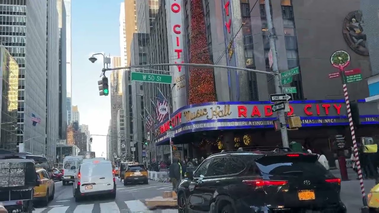Driving To & Through Manhattan- Christmas 2024