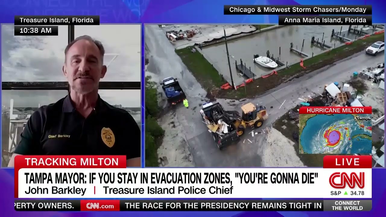 Treasure Island Police Chief Talks To CNN About Evacuations