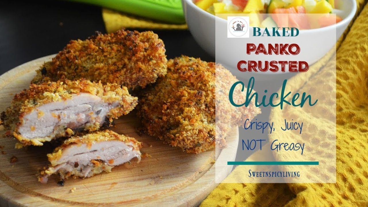 Baked Panko Crusted Chicken (EP# 151)