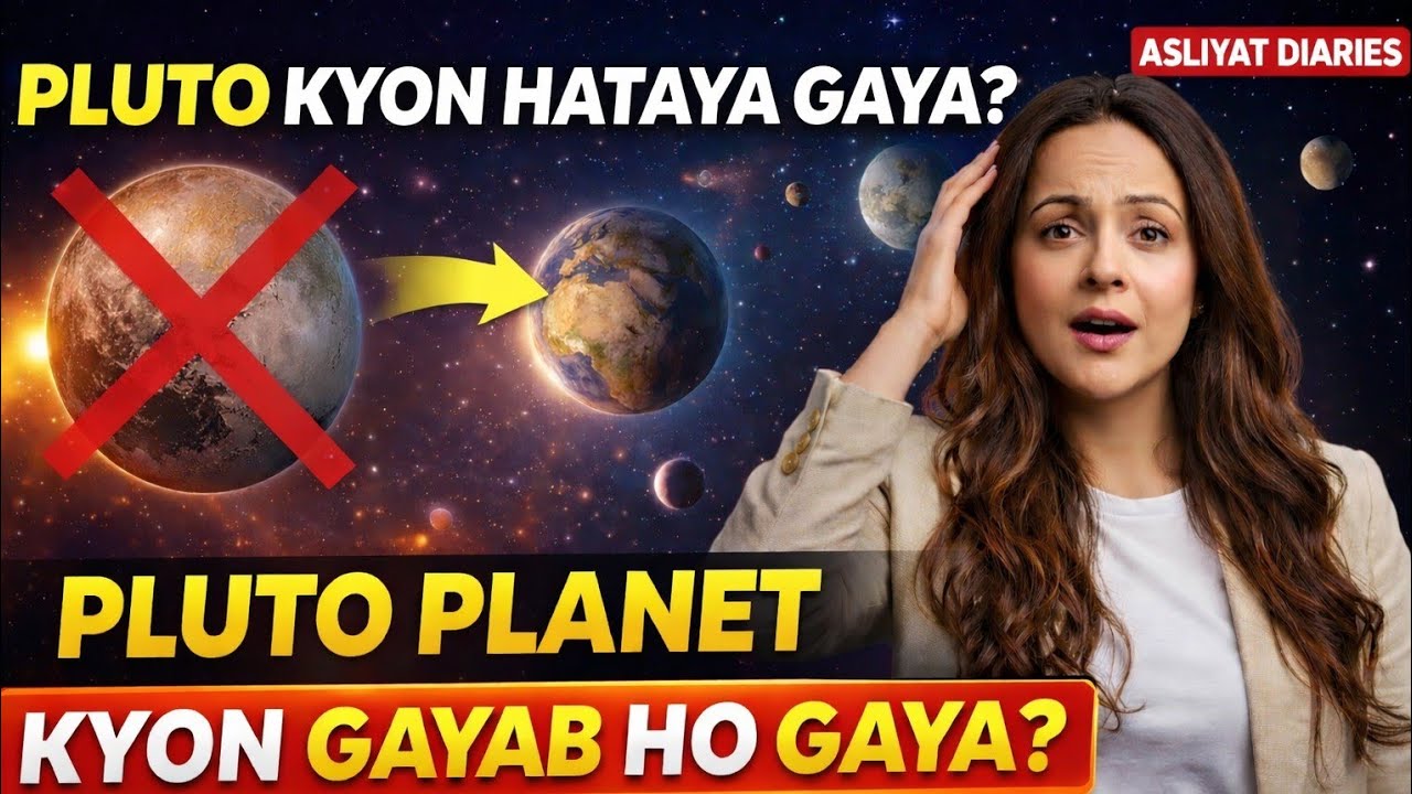 Pluto Kyon Hat Gaya। Pluto Planet Kyon Nahi Hai। Pluto Dwarf Planet। Asliyat Diaries। Pluto।