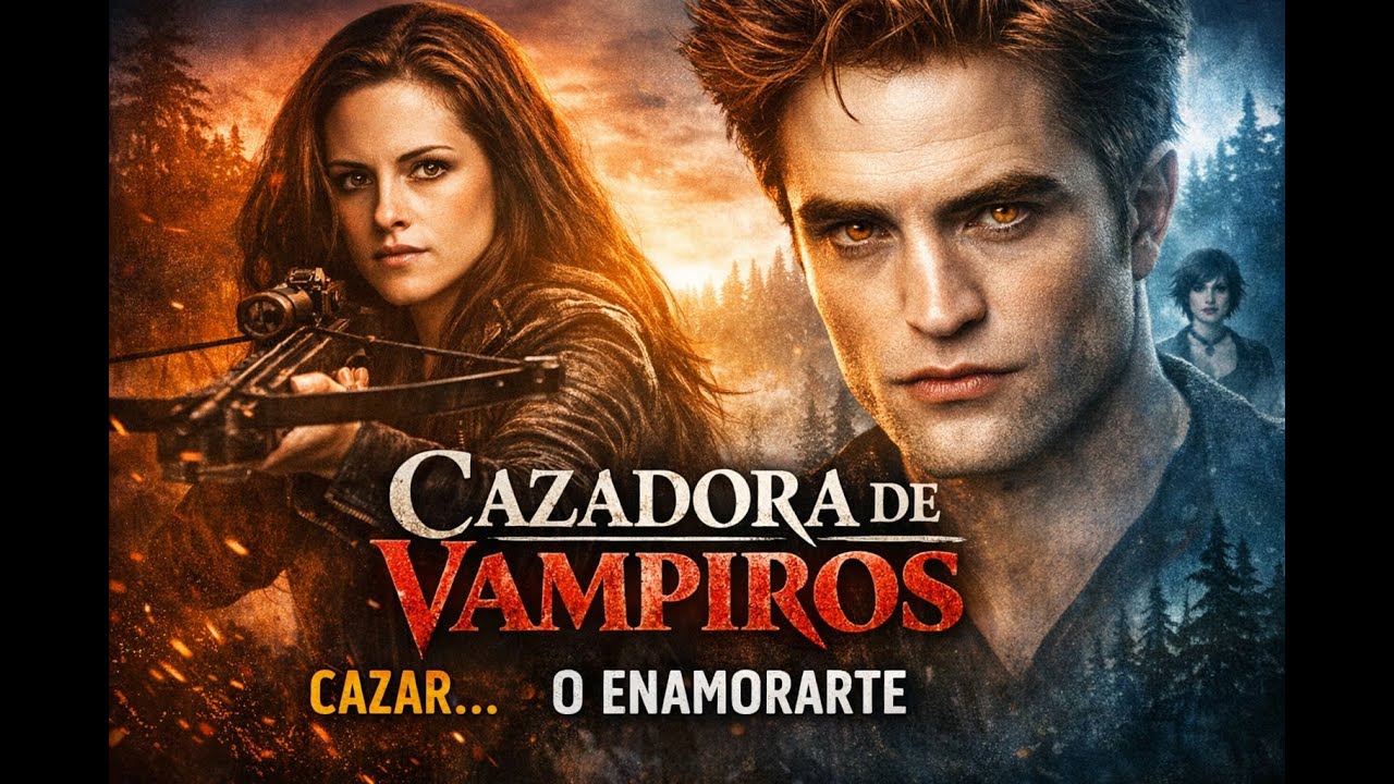 ¿Y si Bella fuera CAZADORA… y Edward el vampiro al que debe salvar?