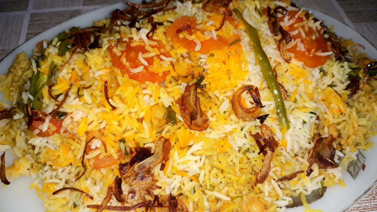 Spicy Chanay ki Biryani Recipe | Chana Biryani | By The Food Box.