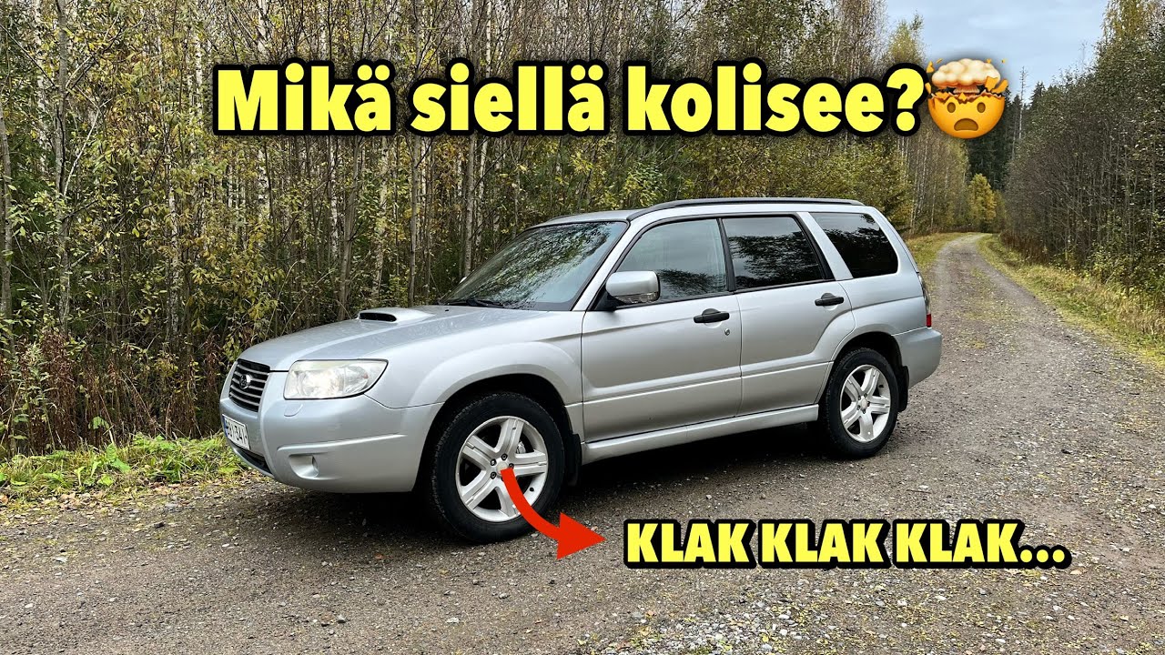 Yllättävä kolinan syy etupäässä😳 | Subaru Forester