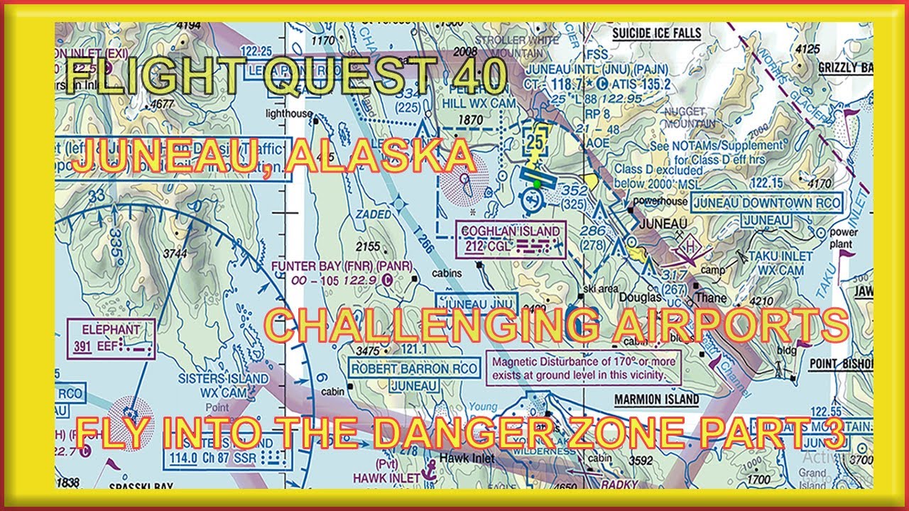 Juneau Alaska Part 3 of 5 A most challenging Airport for approach to landing known to pilots.