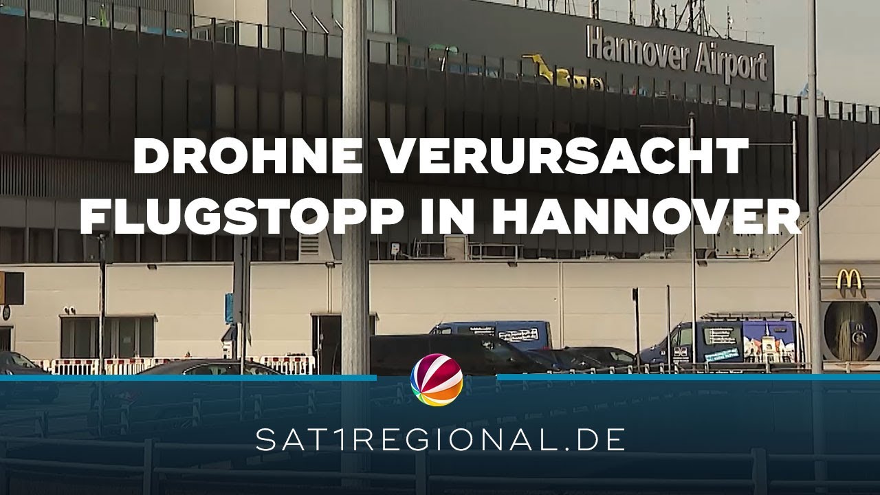 Drohnensichtung sorgt f&uuml;r Flugstopp am Hannover Airport