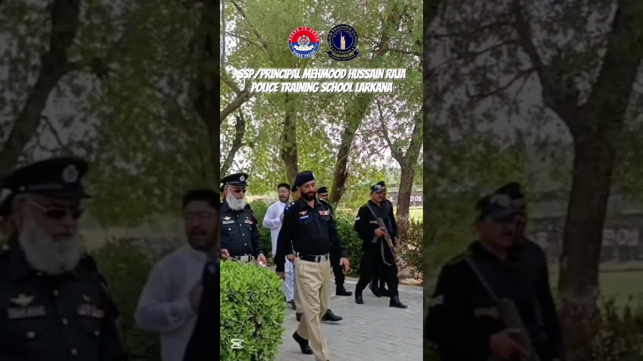 SP/Principal Police Training School larkana.