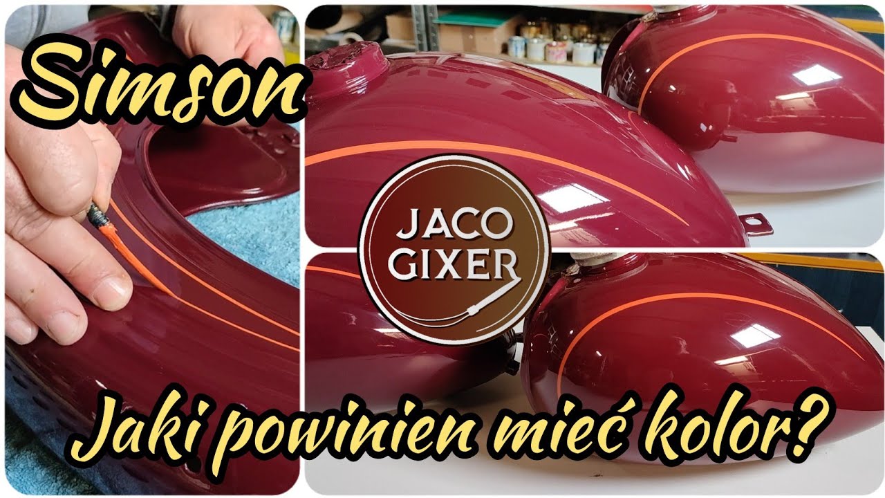 Simson sr2. Pinstriping-szparunki. Jaki powinien mieć kolor?