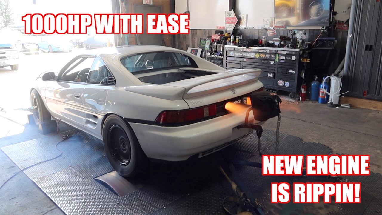 Twin Turbo Mr2 Is Back! (Dyno Session On the New Engine)