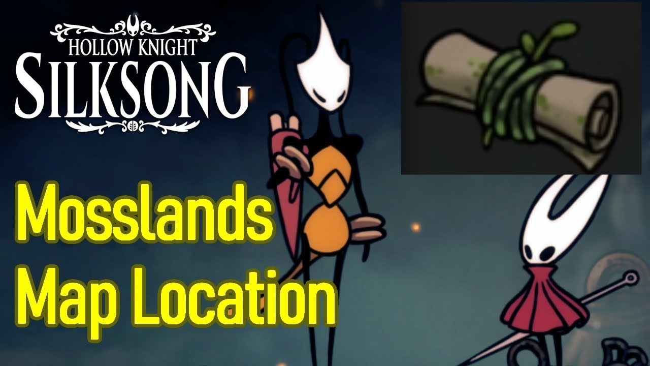 Hollow Knight Silksong how to unlock map for mosslands, map location guide