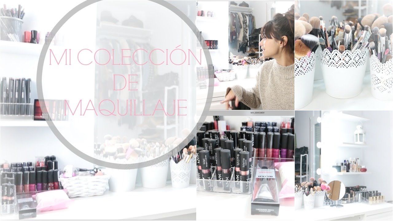 MI COLECCIÓN DE MAQUILLAJE// Como organizo mi maquillaje