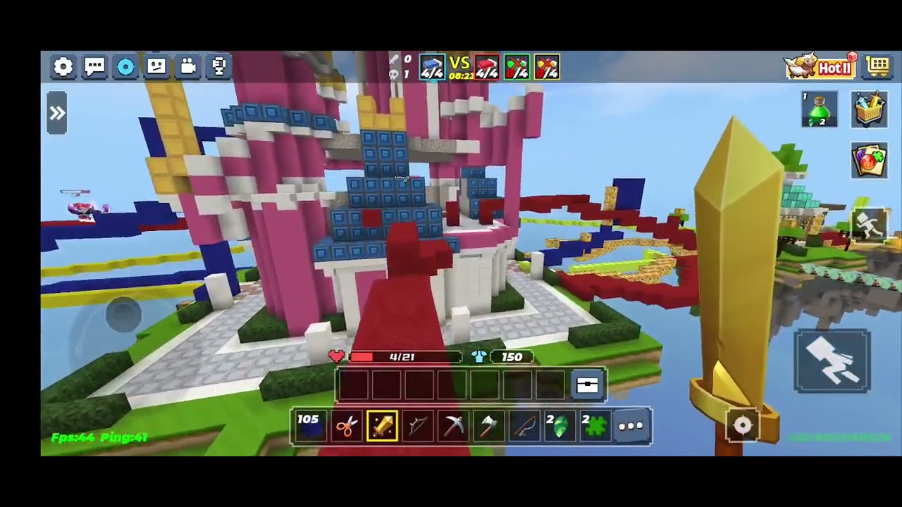 My Blockman go bedwars gameplay. 