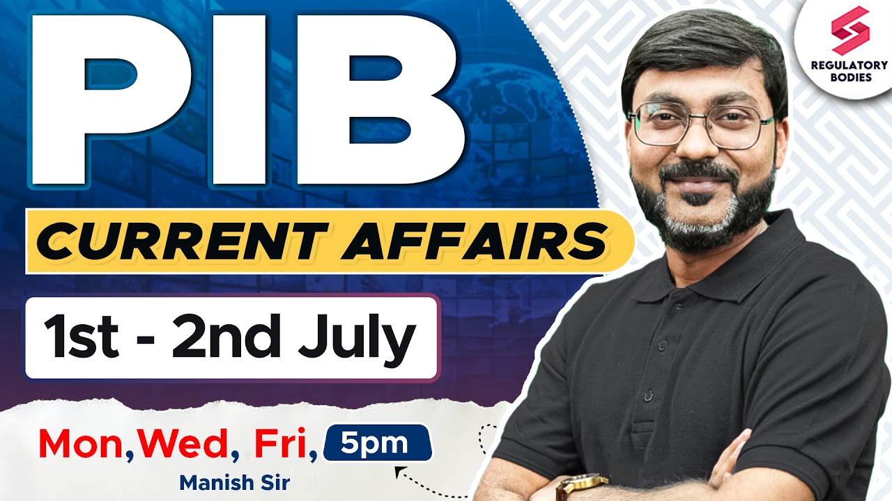 PIB Current Affairs | PIB Manish Sir | PIB for RBI Grade B | RBI Grade B Preparation | RBI Grade B