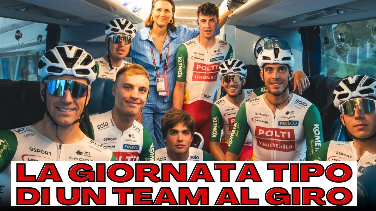 Il GIRO che NON vi MOSTRANO in TV || Backstage di una Tappa con il Team Polti
