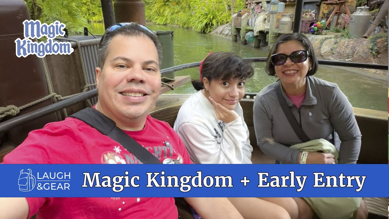 Magic Kingdom Early Entry Strategy + Disney Springs Night | December Disney Vlog