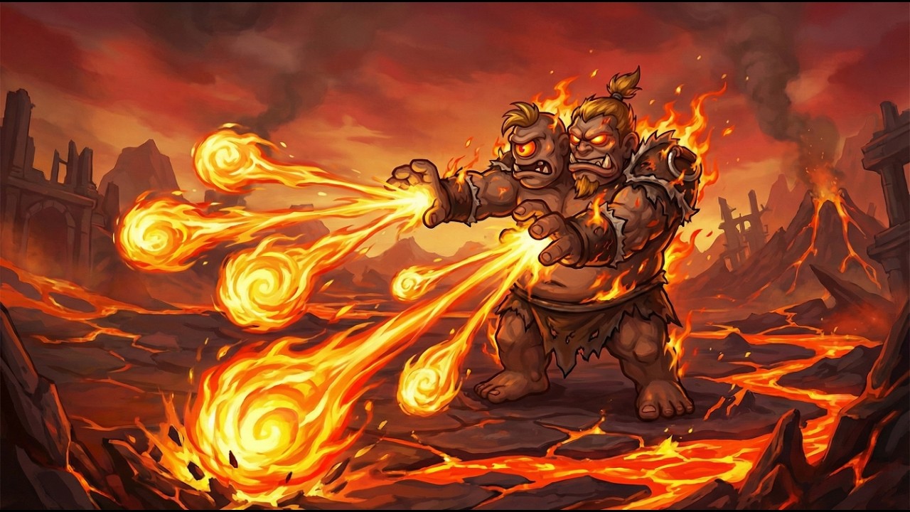 Skill Legends Royale 選技大亂鬥 一生之敵 這次不會再6個1了吧!?  閃魔法暴擊 (烈焰巨靈)