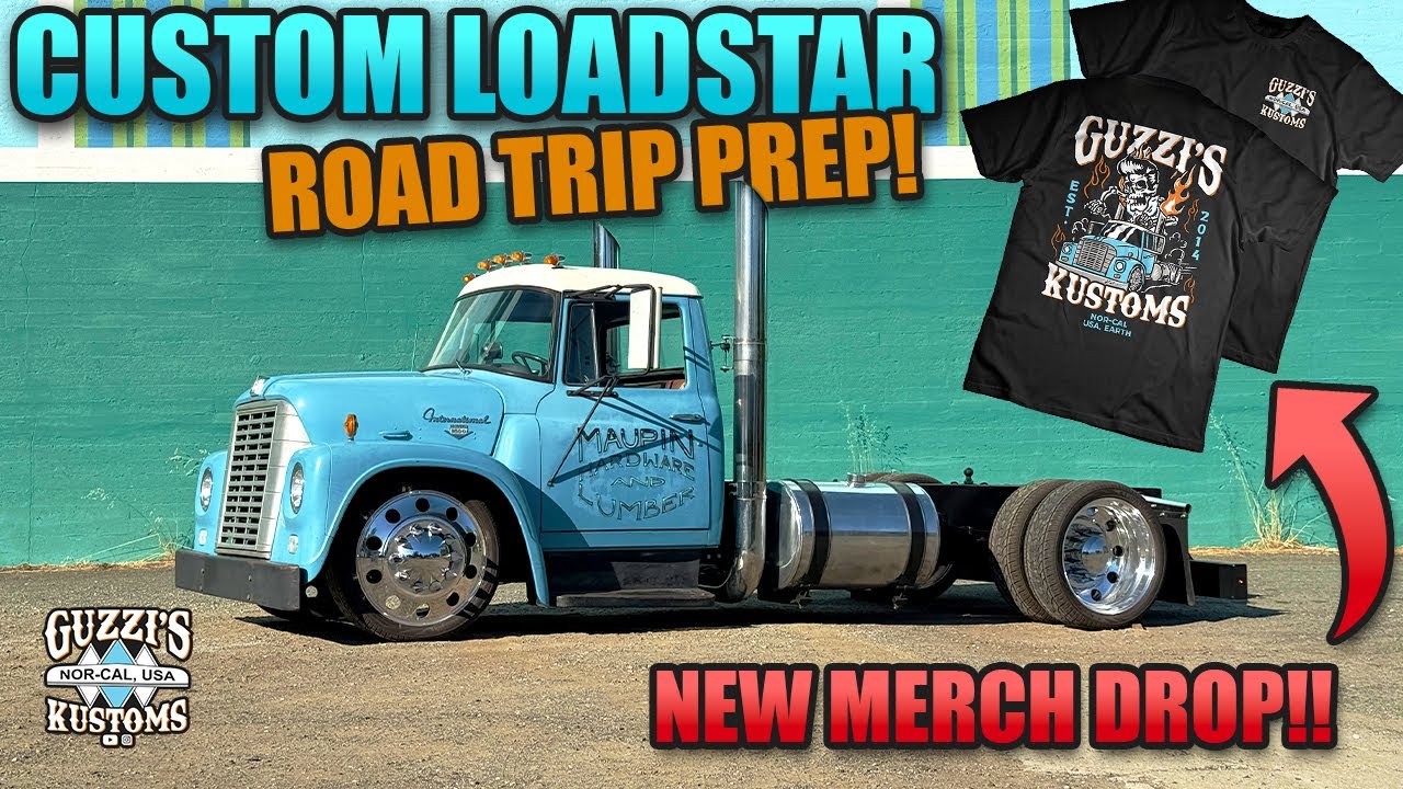 1966 Loadstar Build Gets Some Final Touches. EXHAUST, INSULATION, & NEW T-SHIRTS!!