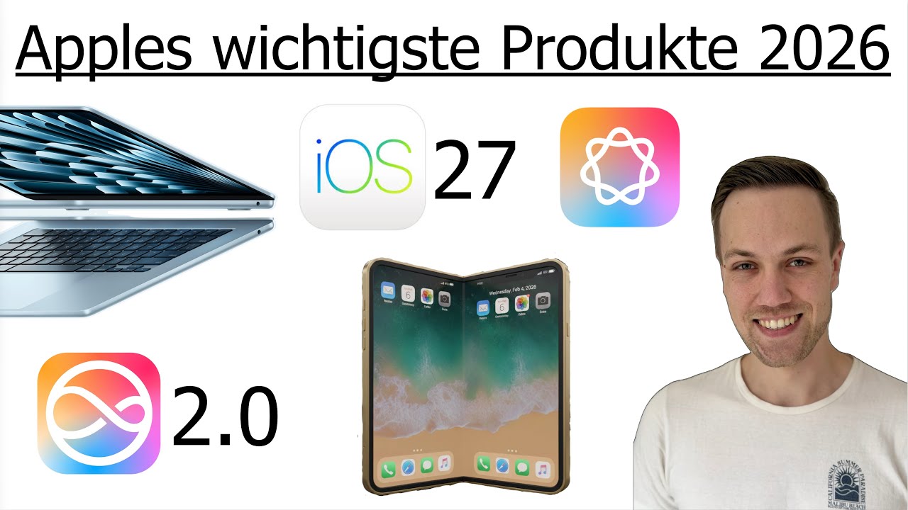 Die wichtigsten Apple Produkte 2026 | Vorschau