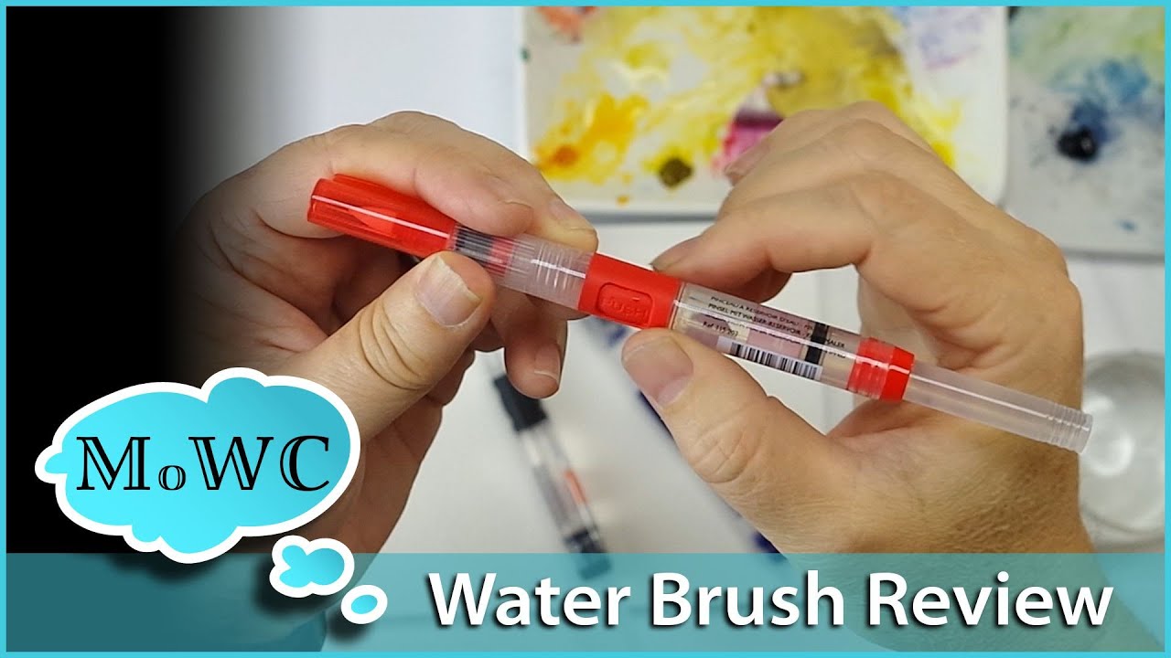 Обзор и советы по использованию кисти Caran d'Ache Water Brush