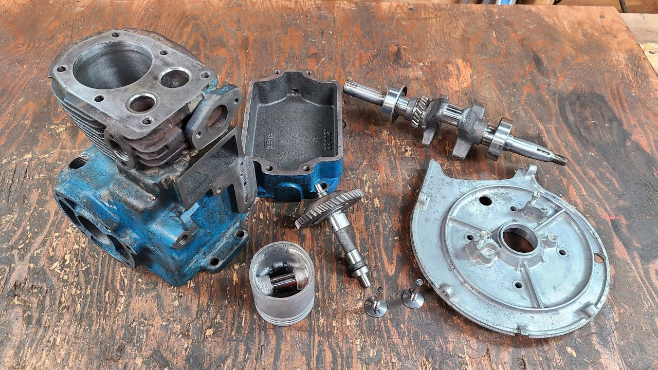 Project 3 into 1 Kohler K91 Engine Rebuild Cleaning And Machining Part 2 VinsRJ