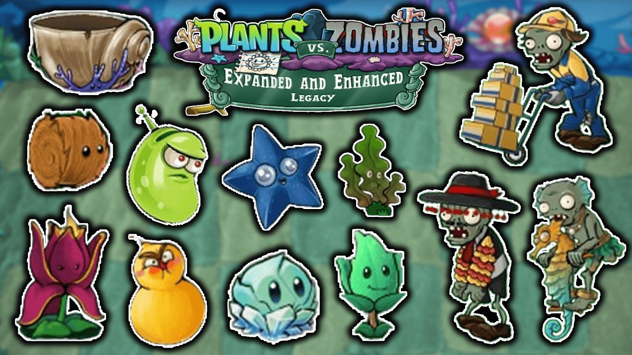 PvZ Expanded & Enhanced Legacy | Cool New Plants, Zombies, Mini-Games, Powers & More | Download