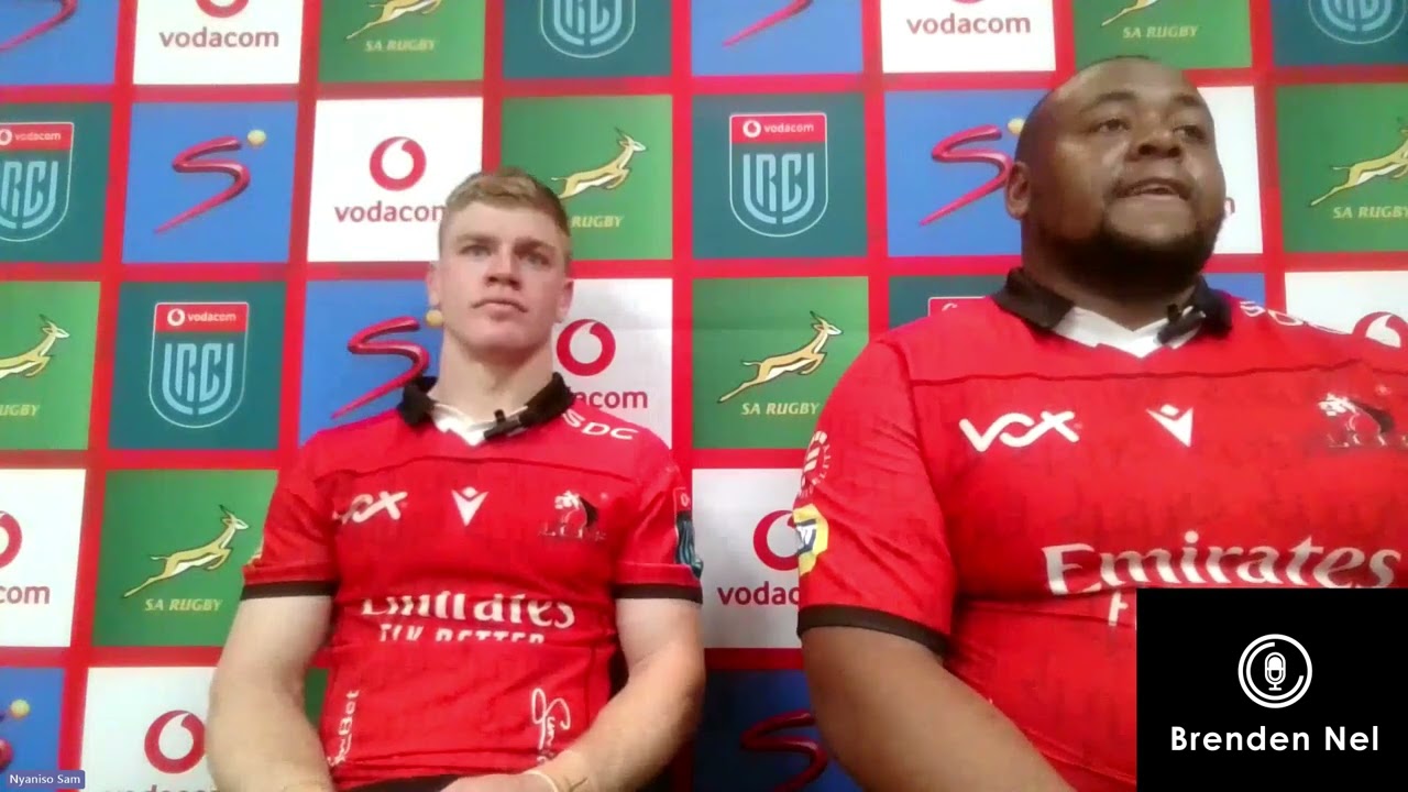 LIONS:  Post match presser after win over Dragons - Morne van den Berg and Asenathi Ntlabakanye
