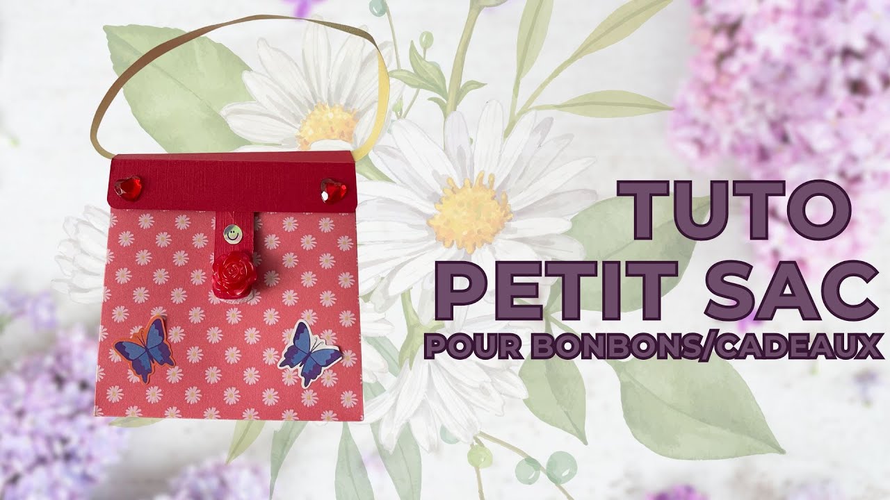Nouveau tuto petit sac pour bonbons ou cadeaux! 🌸 Super facile
