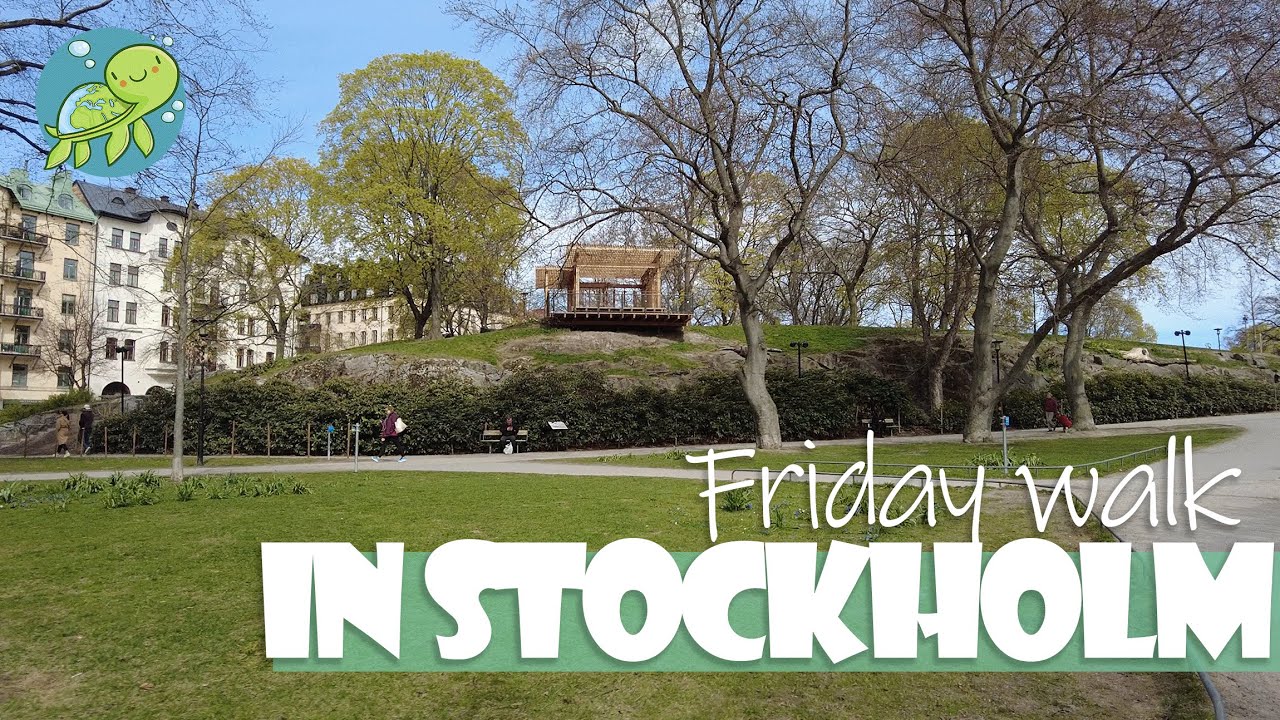 Friday Lunch Stroll in Stockholm - 4k Walking
