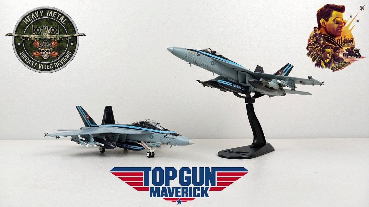 Обзор литой модели истребителей F/A-18E и F/A-18F Super Hornet из фильма «Топ Ган: Двойной спецвы...