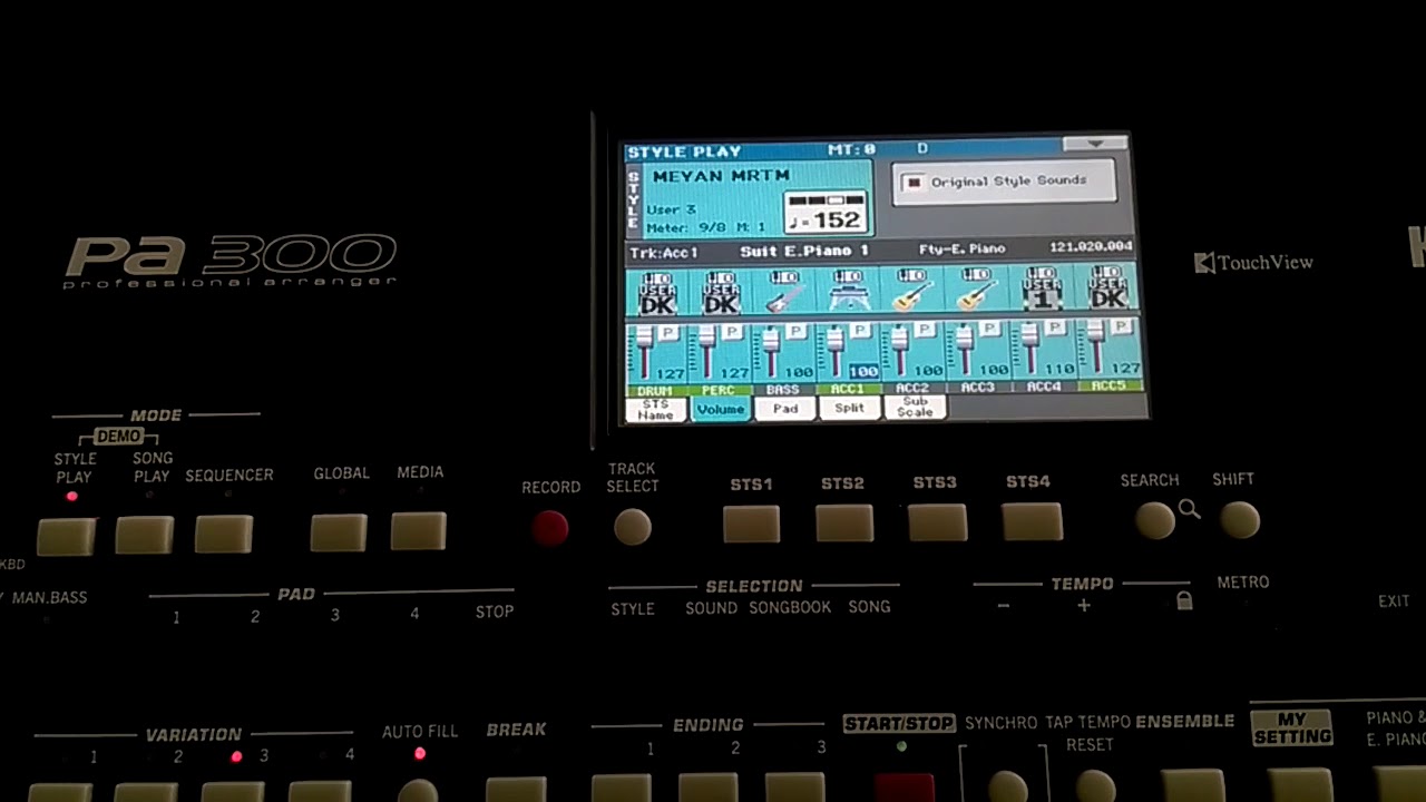 KORG PA roman ritimler 300