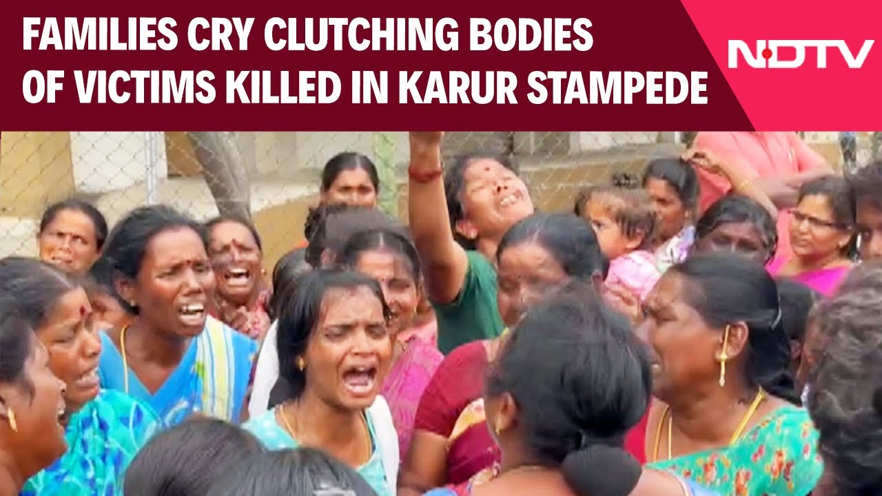 TVK Rally Stampede | Karur Hospital Echoes With Cries As Families Collect Bodies of Stampede Victims
