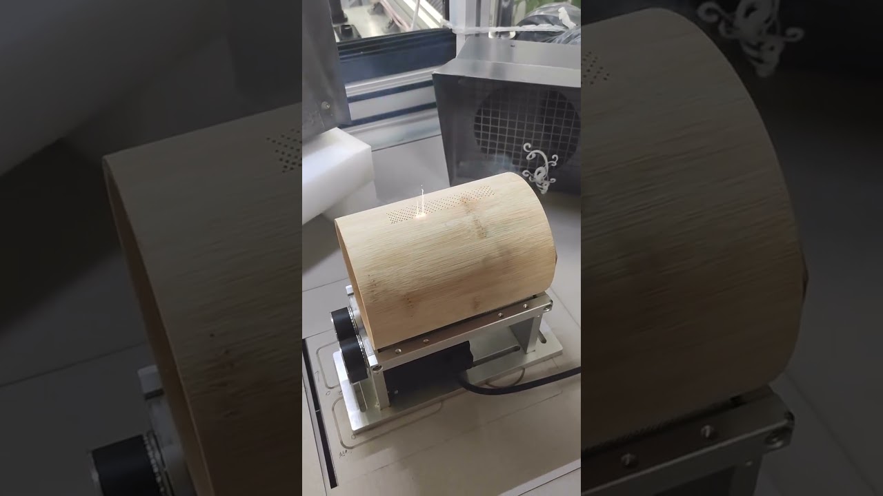 🔥 Precision Meets Creativity &ndash; 3D Dynamic Laser Drilling on Wood 🌲