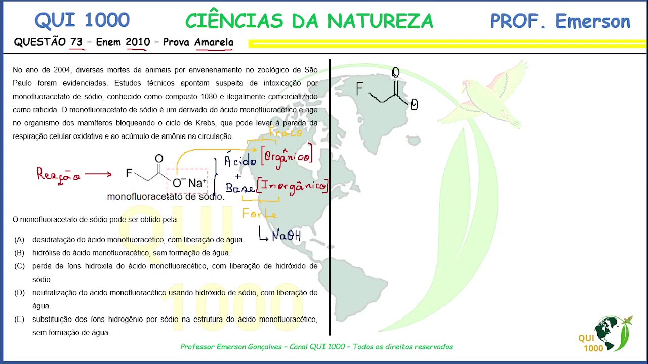 Enem 2010: Questão 73 - Prova Amarela