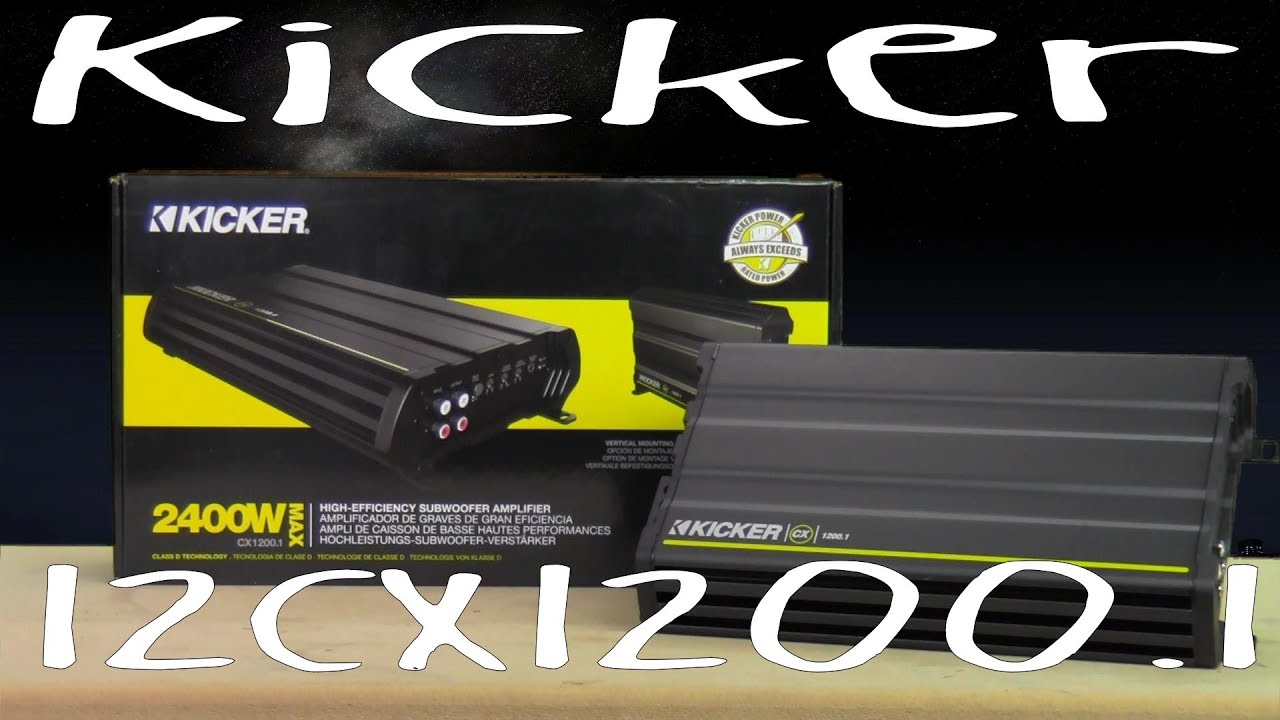 Kicker 12CX1200.1 - Out Of The Box