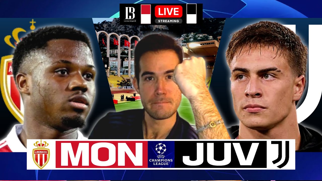 MONACO JUVENTUS LIVE REACTION | 8° PARTITA CHAMPIONS LEAGUE