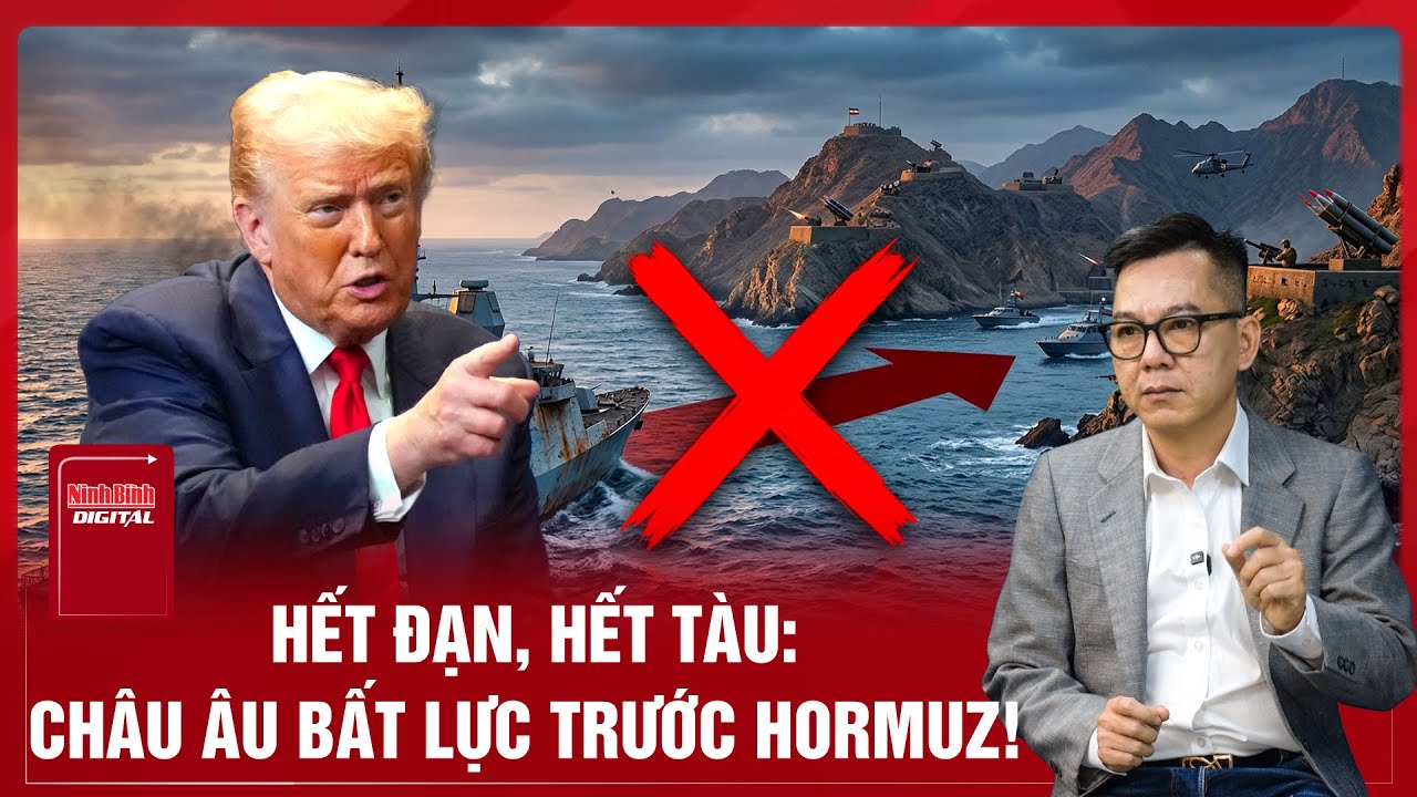 Sẵn sàng trên Biển Đỏ, nhưng tàu chiến Châu Âu không thể vào Hormuz