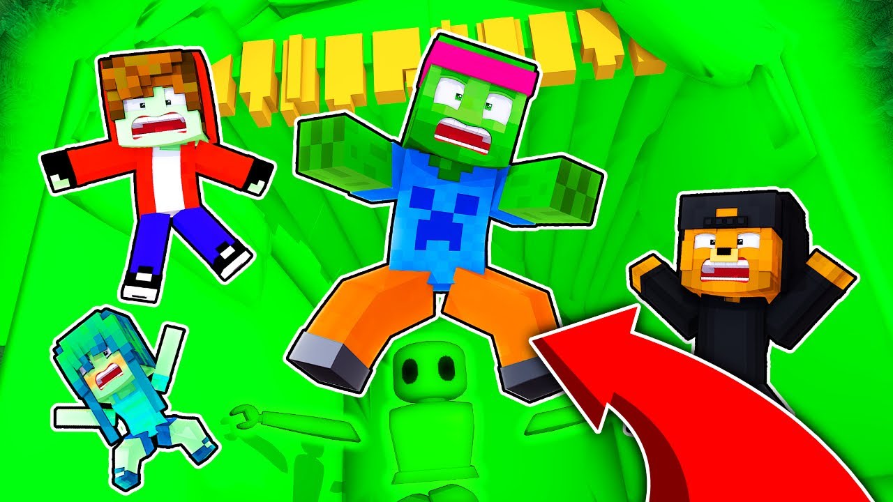 TRAIN EATER MUTANT ME MANGE MOI ET TOUTE MA FAMILLE MINECRAFT ! ☢️😨 Famille Diabolo