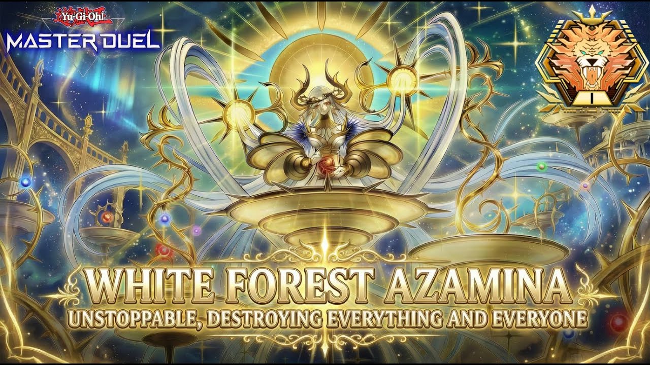 Master 1 White Forest Azamina Master Duel - Gameplay Vs Meta Season 49 [Yu-Gi-Oh!]