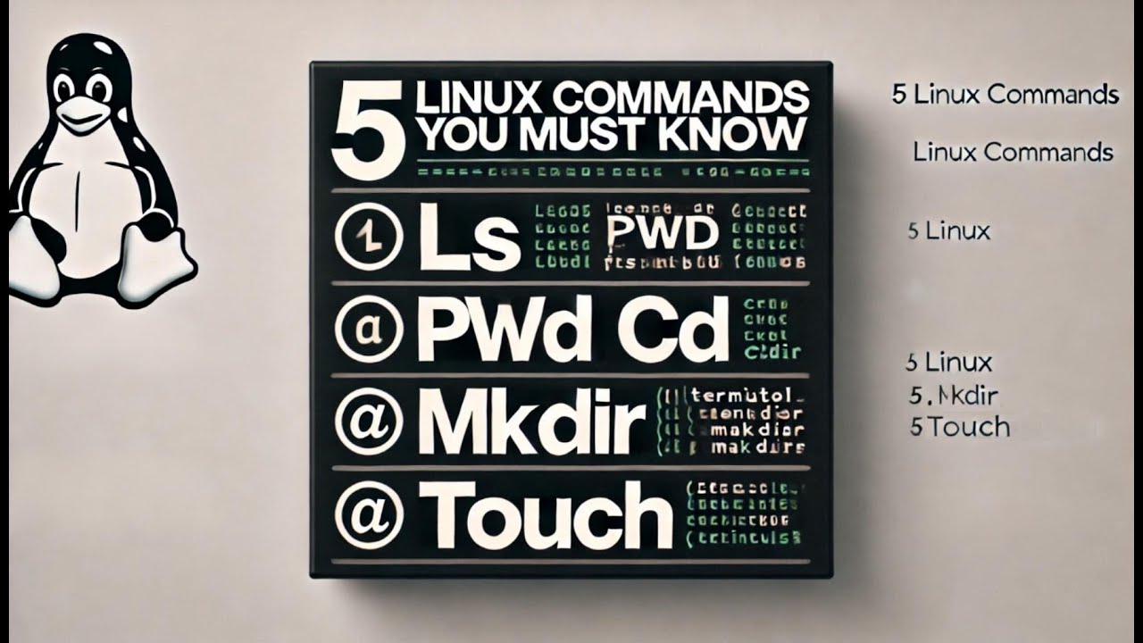 5 Essential Linux Commands Every Beginner Must Know | ls, pwd, cd, mkdir & touch