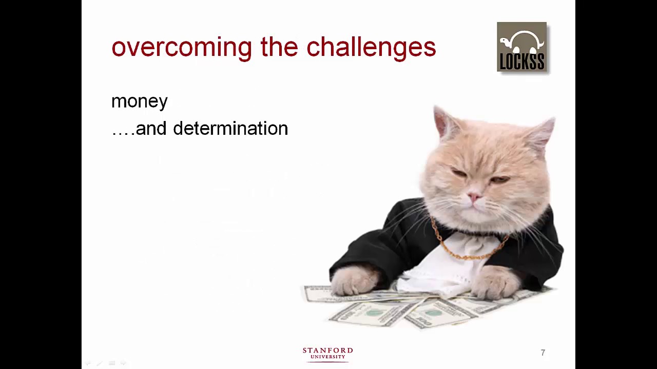 Webinar: CLOCKSS, LOCKSS and the 