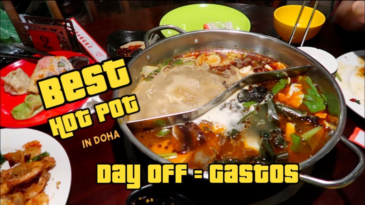 BEST HOT POT RESTAURANT IN DOHA | DAY OFF VLOG | VON BALLO