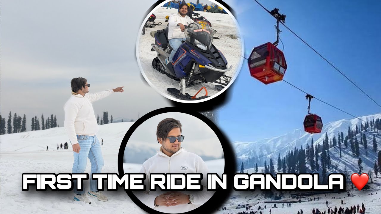 First Time Ride In gandola In gulmarg ❤️ / Explore gulmarg ❤️ / #gulmarg 