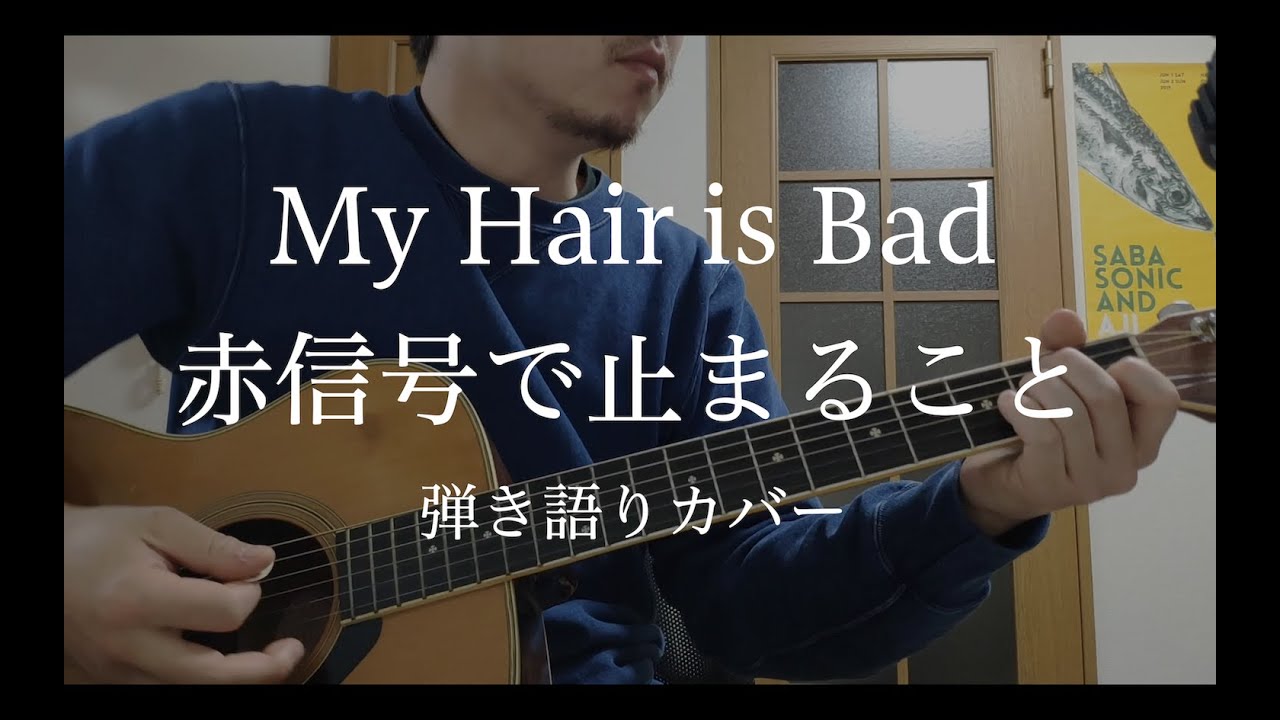 My Hair is Bad - 赤信号で止まること　弾き語りカバー