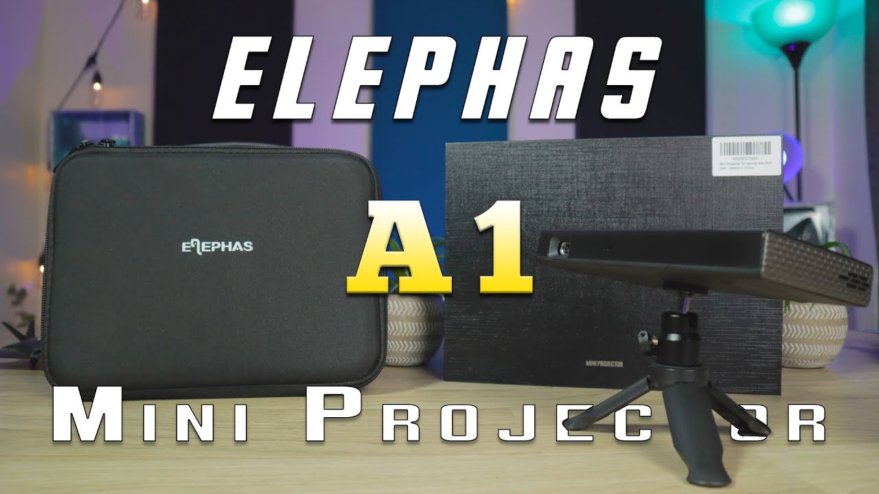 Elephas A1 Mini Projector Review!! Awesome power, small package.